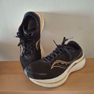 Saucony Endorphin Speed 3 Black Gold Running Shoes - Women's Sz 7.5